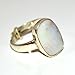 55Carat Natural Opal Silver Ring for Men 4 Carat Birthstone Adjustable Size 4,5,6,7,8,9,10,11,12,13