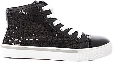 Luv Dance Womens Sequin Dance Costume Mid High Top Shoe Silver or Black