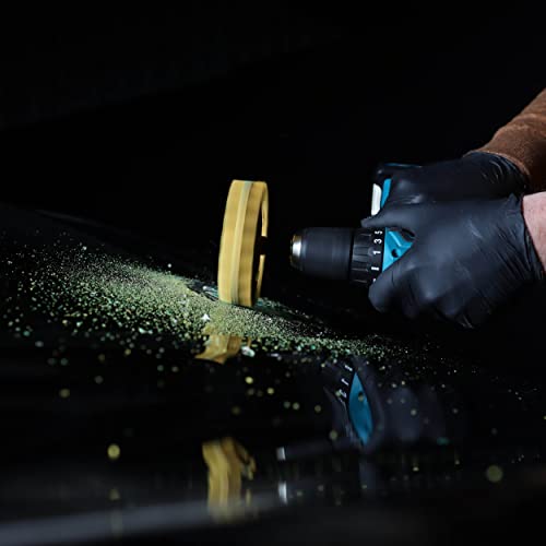 ABN Rubber Eraser Wheel with Drill Adapter 1Pack Pinstripe, Double