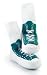 Mocc Ons Clever Little Slipper Socks Sneaker, 12-18 Months, Turquoise