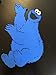 Cookie monster 8 inch Die cut