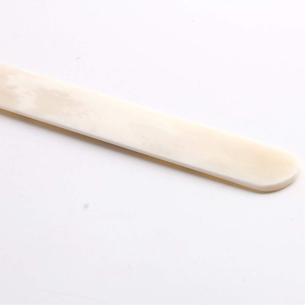 BRILLIFE Bone Folder Tool Leather Polishing Crafts Scoring, Edge Banding Folding Creasing Paper Trimmer, Crafting Scrapbooking Tool for Leather Burnishing Bookbinding Cards and Paper Crafts