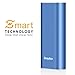 EasyAcc Metal 6400mAh (2.4A Output & 2A Input) Mini Portable Power Bank External Battery Pack Portable Charger for iPhone Samsung Smartphones - Mazarine Blue