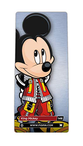 FiGPiN Disney Kingdom Hearts: King Mickey - Collectible Pin with Premium Display Case