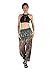 Joob Joob Boho Pants for Women - Hippie Harem Pants Women - Womens Yoga Pants – Comfy Bohemian Flowy Hippie Clothes - Green Medium