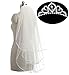 Belle House White First Communion Veil and Tiara Crown for Flower Girls