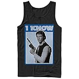 Star Wars Han Solo Quote I Know Mens Graphic Tank Top