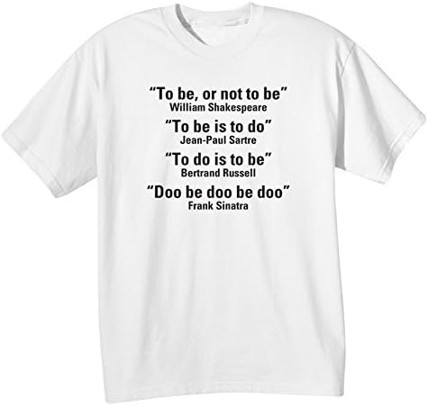 WHAT ON EARTH Unisex Adult Doo Be Doo - Funny Famous Quotes Shirt - T-Shirt - Medium