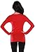 ACTIVE USA, INC. Women's Basic Long Sleeve Crew Neck Tee Small Red