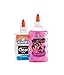 Elmer's Slime Starter Kit, Clear School Glue and Pink Glitter Glue, 4 Count