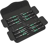 Wera - Kraftform Micro Screwdriver Set 12: 5 Slot 2 Ph 3 Hex 2 TX