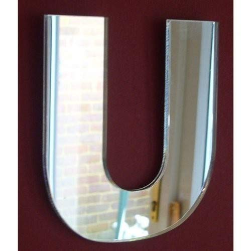 Upper Case Letter U Mirror 30cm