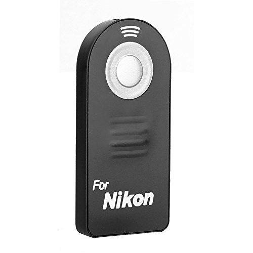 WAAO Ultra Slim Wireless IR Remote Control Replacement ML-L3 for Nikon DSLR SLR Cameras Camcorders