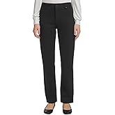 DKNY Jeans Womens Midweight Straight Leg Ponte Pant (US, Alpha, XX-Large, Regular, Regular, Black)