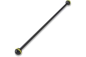 SKYSHARK 1 Pcs 16" Aluminum Alloy Underwater Extension Arm,1" Double Ball Head Connector Underwater CNC Arm System Ball Head Extension for Video Light,Strobe,Diving Camera Tray,Waterproof and Rustproof
