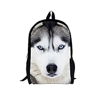 Cool Husky Wolf Pattern School Bags Cool Backpacks for Youth