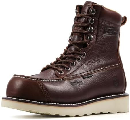 Amazon.com | Golden Fox Steel Toe Men's Lightweight Work Boots Moc