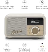 Roberts Revival Petite2 Digital Radio FM DAB DAB+ Bluetooth Pastel Cream view 2
