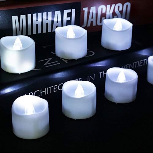 Wangzj Wave Small Tea Wax/Led Electronic Candle/Led Candle Light/Led Electronic Tea Wax/Christmas Candle/Cold White Light Does Not Flash