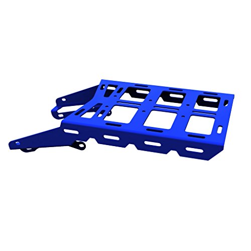 Cargo Rack Luggage Carrier Utility Rear Tail Holder Blue Powdercoat fits: 08-16 Yamaha XT250 - Immix Racing - 100-005-blue