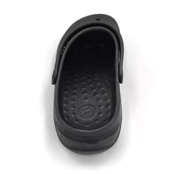 Amoji Garden Clogs Shoes Summer Yard CL212 Black
