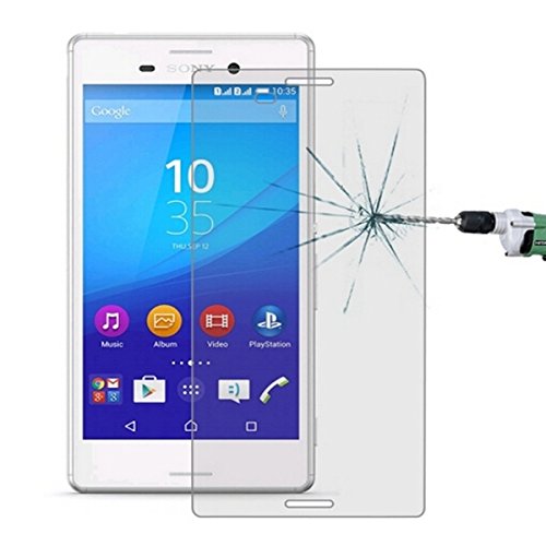 Sony Xperia M4 Aqua Tempered Glass Screen Protector, (GGMALL) Anti Scratch Explosion Proof Screen Protector[0.26mm] Ballistics Glass for Sony Xperia M4 Aqua