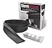 Storm Shield® 10’ Garage Door Seal Threshold Strip - Durable PVC Rubber Seal Strip - Flame Resistant, Weatherproofing Garage Door Installation - Epoxy Adhesive - Made in The USA