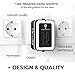 Travelholic Universal Power Adapter Dual USB Ports Travel Gift for Men Women with Storage Case