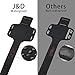 J&D Armband Compatible for Moto E6/Moto E4/E4 Play/E5/E5 Play/E5 Cruise/Moto Droid Turbo 2 Armband, Sports Running Armband with Key Holder Slot Earphone Connection Black