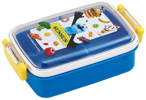 スケーター(Skater) お弁当箱 子供用 450ml ふわっと盛れるドーム型ふた ランチボックス 1段 日本製 パペットスンスン 男の子 女の子 RBF3AN-A