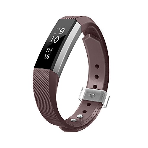 Fitbit Alta Bands, Greeninsync Newest Adjustable Replacement Wristband Small with Metal Clasp and Ultrathin Fastener for Fitbit Alta
