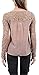 Freedi Women Sexy Hollow Floral Lace Sleeve Blouses Gorgeous Chiffon Shirts