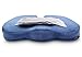 Crafty World Comfy Pro Memory Foam Seat Cushion - Provides Rapid Relief from Back, Tailbone, Hip & Sciatica Pain - Ideal for Home, Office, Car - Blue