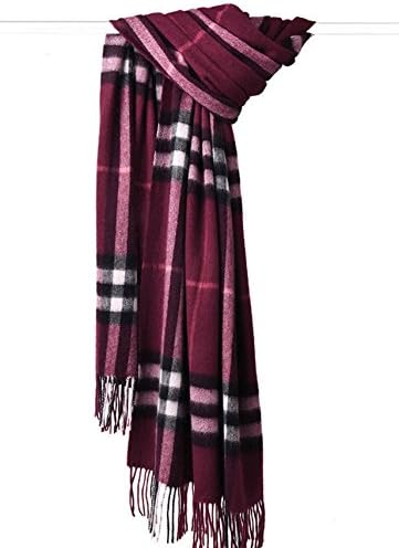 Amazon Comfycrown チェック柄マフラー カシミヤ100 0 70cm 324g 光沢 男女通用 フォーマル ストール 誕生日 彼氏 彼女へプレゼント 03 マフラー 通販