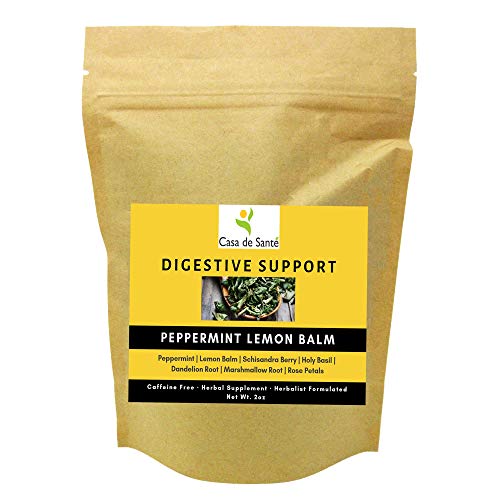 Peppermint Lemon Balm Herbal Tea - Digestive Tea for Digestive Health by Casa de Sante - Thumbnail 2