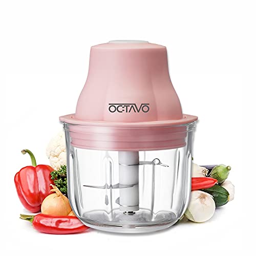 Electric Mini Garlic Chopper, OCTAVO 45W Food Processor Portable