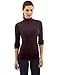 PattyBoutik Women's Turtleneck Eyelet Inset Sweetheart Sweater