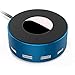 Vogek 6-Port USB Charger Desktop Charging Station with Smart Identification (Blue)