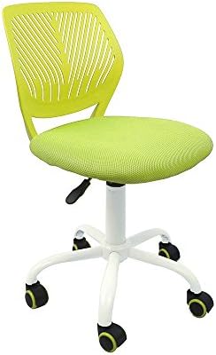 Axraser Office Task Adjustable Desk Chair Mid Back Home Children Study Chair, Green
