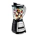 Hamilton Beach Power Elite Blender with 12 Functions for Puree, Ice Crush, Shakes and Smoothies and 40oz BPA Free Glass Jar, Black and Stainless Steel (58148A)