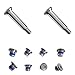QNINE Replacement Screws Set for MacBook Air 13 inch A1369 A1466 2010 to 2017, 10pcs Unibody Bottom Case Cover P5 Pentalobe Repair Replacement Notebook Laptop PC Computer Screw