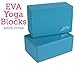 Go Go Active Yoga Accessories Set - Includes 2 Yoga Blocks, 1 Microfiber Non Slip Mat Towel 72X24, 1 Microfiber Hand Towel 24X15, 1 Yoga Strap, 1 Pair of Yoga Socks (Blue)