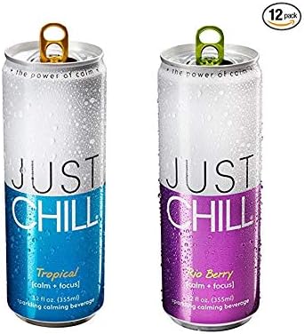 Just Chill - Variety : Tropical and Rio Berry - 12fl.oz. (Pack of 12)