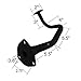 Mega Brands New Gas Scooter Moped Muffler Exhaust Pipe for 125cc 150cc GY6 Parts 50cc 150cc Go Kart Buggy