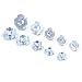 Hilitchi 105-Pcs M4 5 6 8 10 Zinc Plated Steel T-Nut Pronged Tee Assortment Kit for Wood, Rock Climbing Holds, Cabinetry, Furniture and More