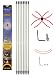 SootEater Rotary Chimney Cleaning System with 30 ft. Flexible White Rods