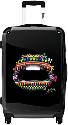 Ikase Hardside Spinner Luggage Lips 3D Inka