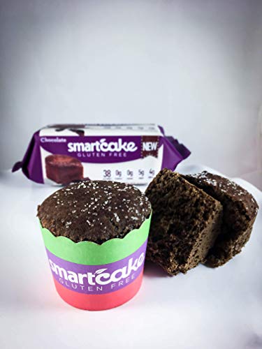 image for CHOCOLATE SMARTCAKE GOURMET BOX 4 x 2 packs: KETO SNACKS, LOW CARB SNA