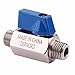 DERNORD Stainless Steel Ball Valve - 1/4 Inch NPT Thread Male Small Mini Ball Valve (1/4