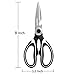 Kitchen Shears Kitchen Scissors Hskyhan - Bottle Opener Multifunction Stainless Steel Heavy Kitchen Scissors for Meat Poultry Fish Vegetables and Other Daily Necessities